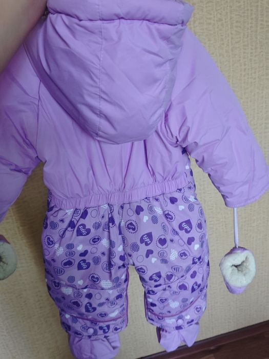 зимний комбинезон для девочки