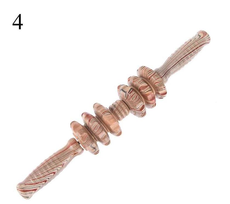 массажная палочка, деревянный роликовый инструмент для тела 1шт  ms44