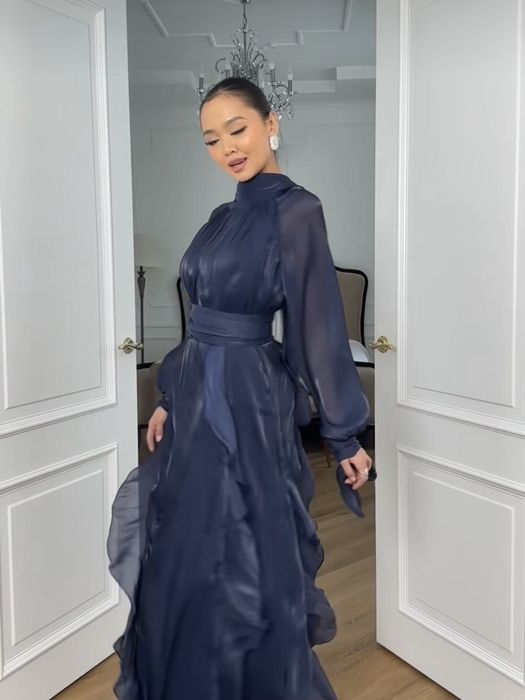 платье море