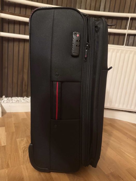 Troler Mare Extensibil Diplomat ZC 6039 - 73 cm Negru Premium