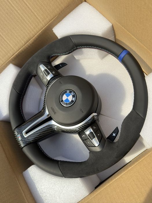 *ТОП ЦЕНА* BMW M Performance волан с алкантара и карбон f30, f10 x3 x5