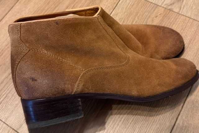 Ghete dama IL PASSO - piele naturala intoarsa - marime 38