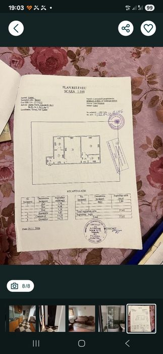 Apartament 2 camere Tecuci  vasile Alecsandri bls2 a51 etaj e sc3