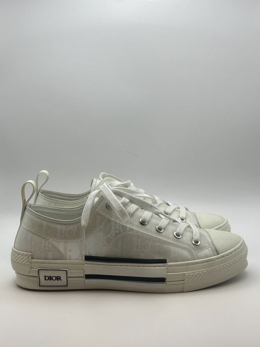 Dior B23 Low Top White Sneakers