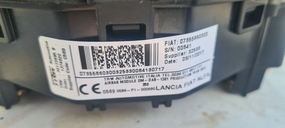 Airbag citroen jumper