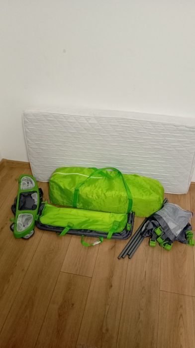 Vând pătuț pliabil și saltea