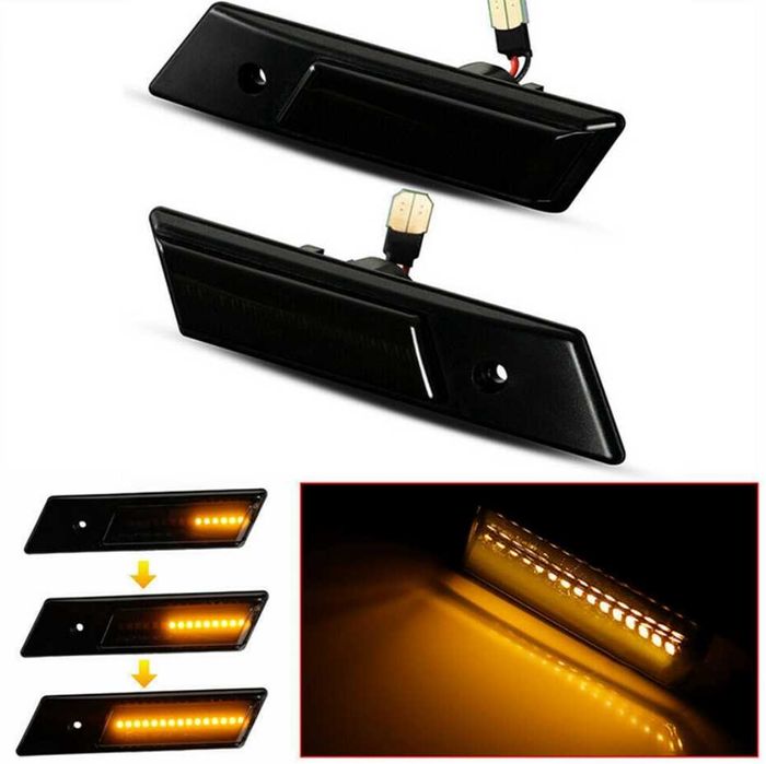 LED бягащи мигачи BMW E36 динамични с canbus за БМВ Е36 , Е32 , Е34