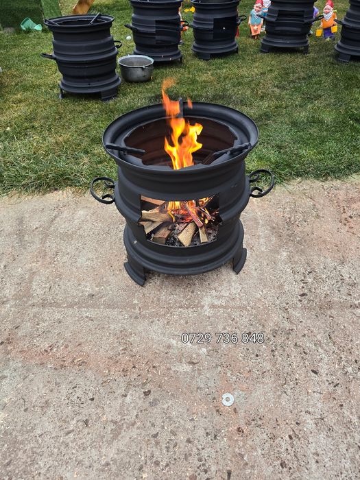 Disc grill  gratar ceaune  fonta  soba  model pirostrie