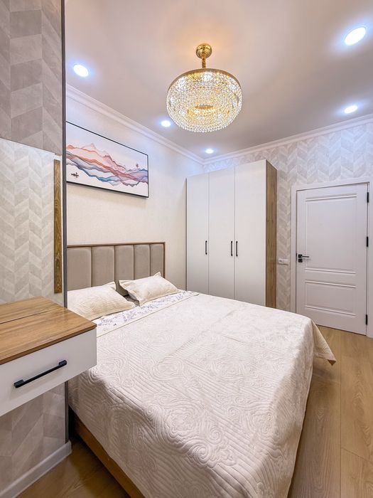 2/7/8 64м2 Новостройка Новый Ремонт Мебель техника Ташсельмаш СВОЯ