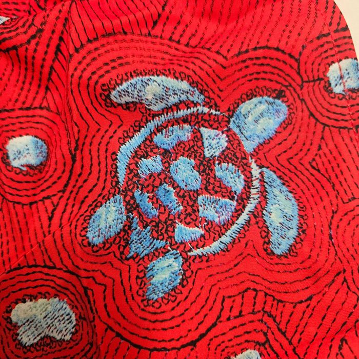 Sort baie Vilebrequin 2XL, rosu