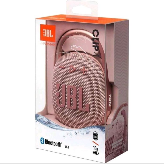 Boxe Bluetooth JBL CLIP 4, rezistente la apă IP67, cu autonomie de 10 ...
