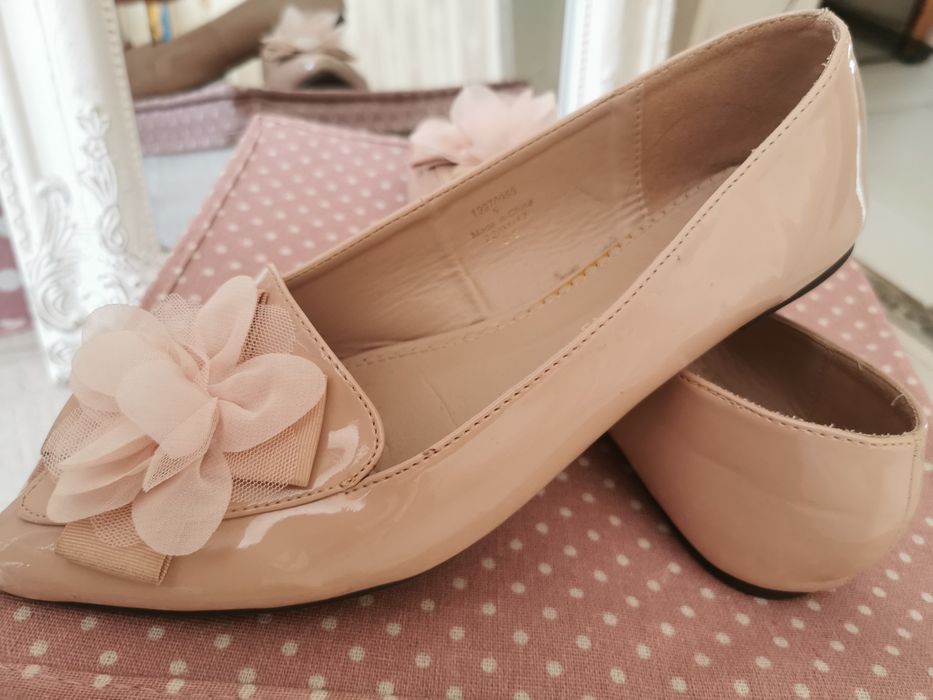 Пантофки с панделка