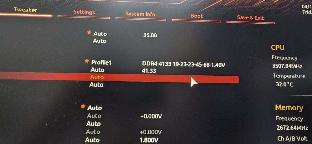 Ddr4 XPG 16gb-32gb  4133MHZ cl19 2x8 , 4X8