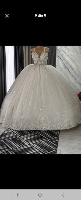 Rochie de mireasa model printess universala noua