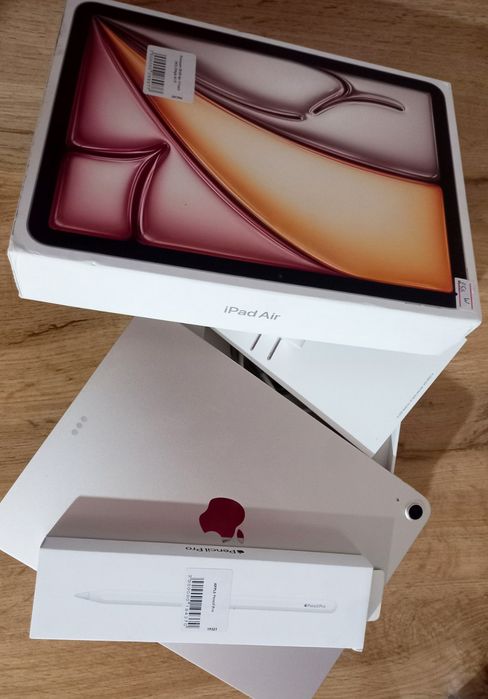 Ipad Air 11-inch 2025 (M3) wifi 256gb Starlight +Apple Pencil Pro