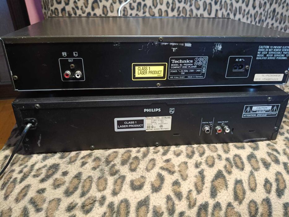 Philips CD 740, Technics SL-PG 360 cd playere