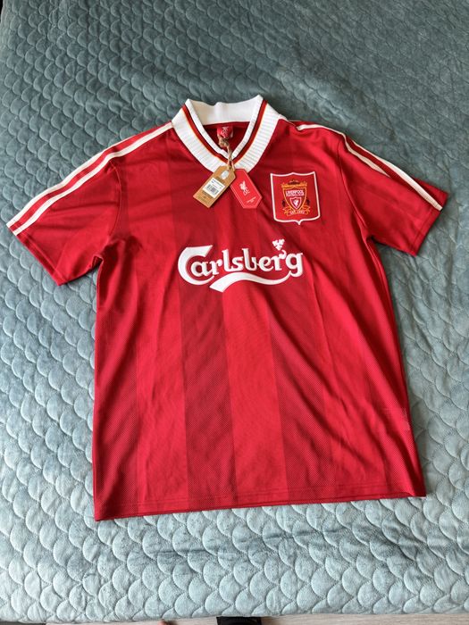 Ливърпул реплика тениска 95-96 Home / Liverpool FC Retro 95-96 Home Shirt – Нова с етикети, размер M