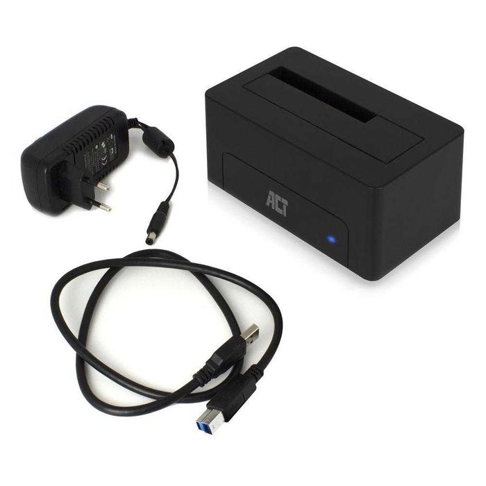 Докинг станция ACT AC1500, USB 3.2 за 3.5"/2.5" SATA HDD/SSD