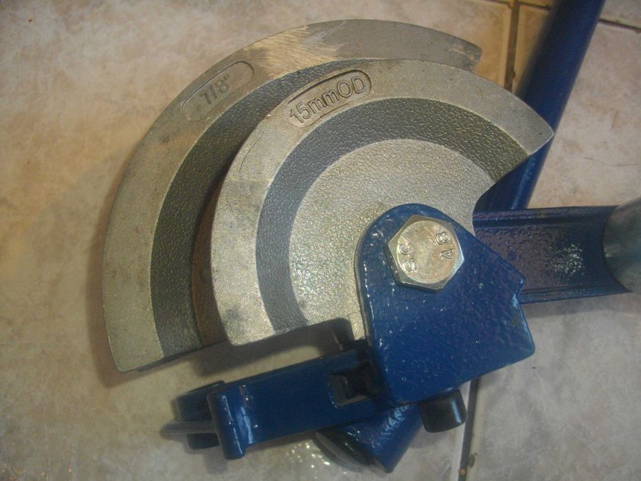 22мм/15мм Двоен Тръбогиб Огъване Тръби/ Маткап Ръчна Дрелка СССР/Полша