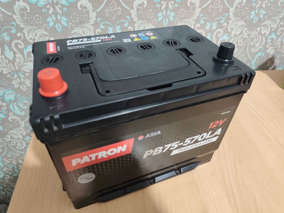 Продается аккумулятор 75A Patron