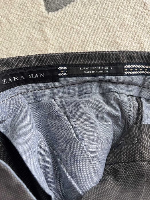 Pantaloni barbati smart casual marimea 40 Zara