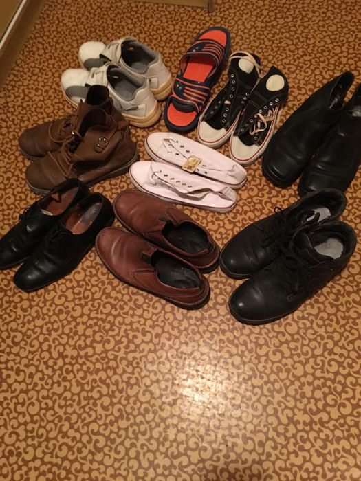 Обувь мужская размер 44-45 разная отдам даром б/у и новая
