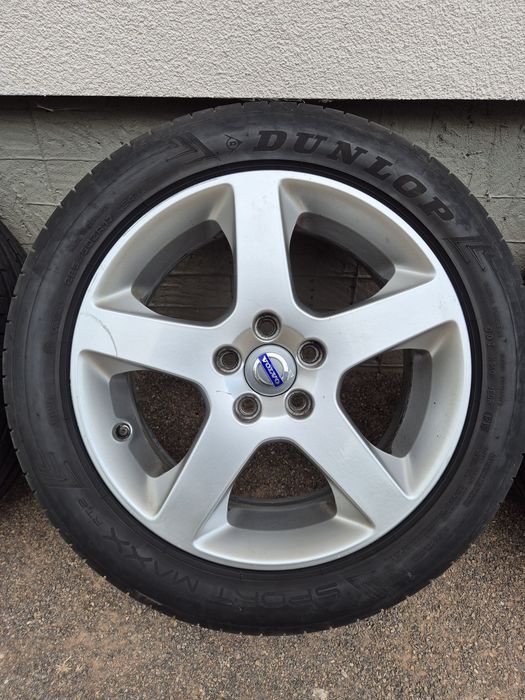 Volvo - aлуминиеви джанти 17 5x108 с гуми Dunlop - 225/50/17