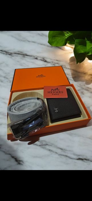 GIFTBOX HERMES curea+portofel