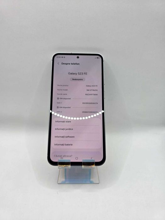Samsung S23 FE, MEM 128GB, RAM 8GB, Amanet Doamna Ghica, Cod: 109492
