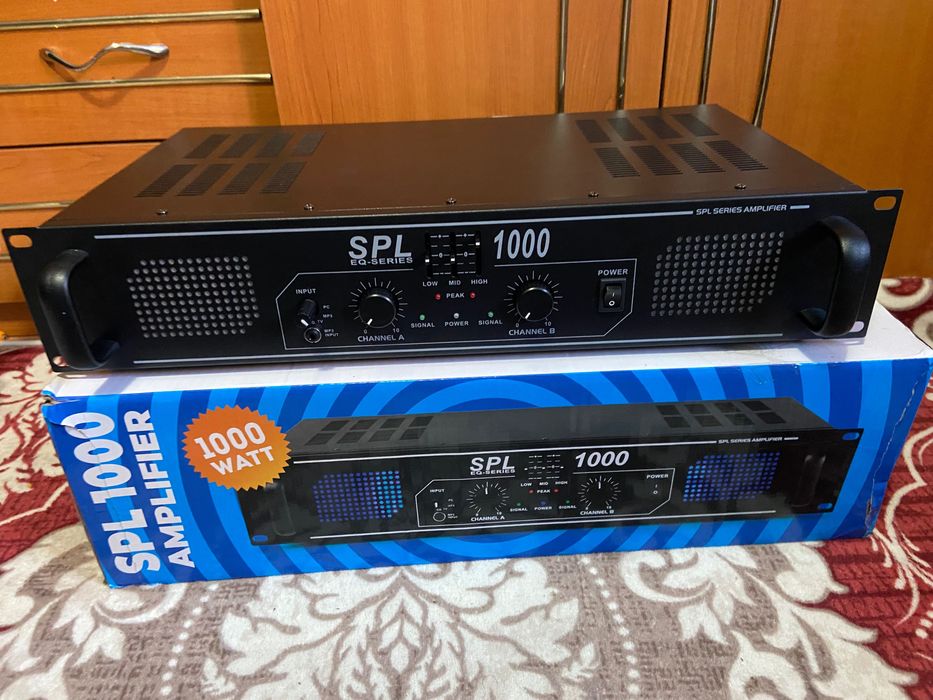 Усилвател със вграден еквалайзер 1000 вата