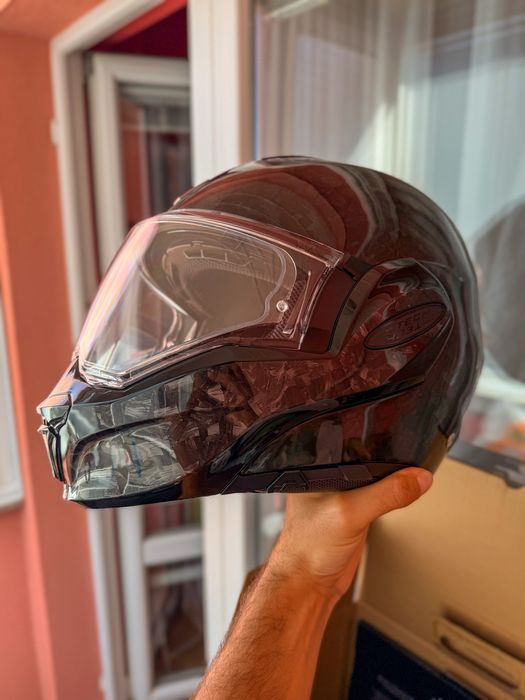 Scorpion Exo Tech Evo Solid Carbon Helmet