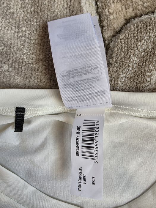 Bluză sport Gymshark damă, mânecă lungă, mărimea [M], albă / crem