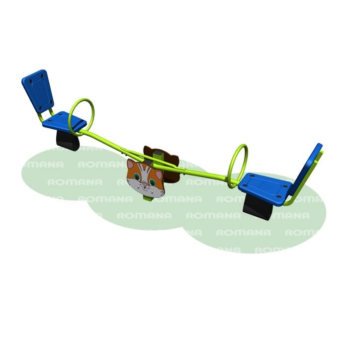 Детская площадка ROMANA комплект Качели Горка Карусель КачалкаБалансир