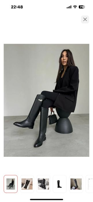 Ботфорды Hermes. Носили всего один раз.