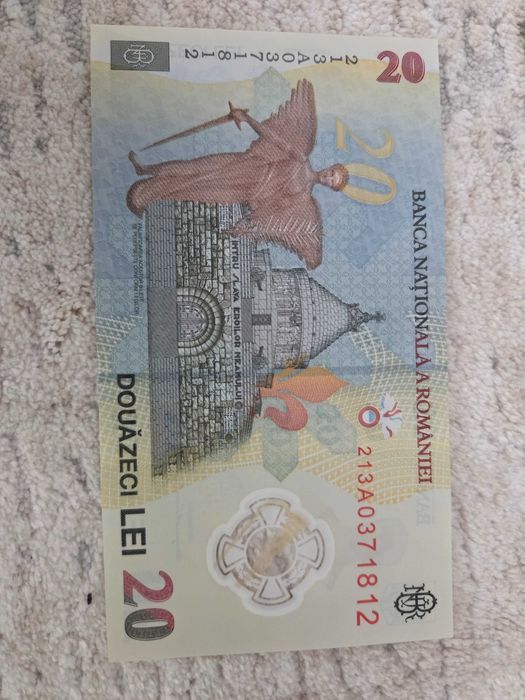 Bancnote comemorative 20 lei Ecaterina Teodoroiu