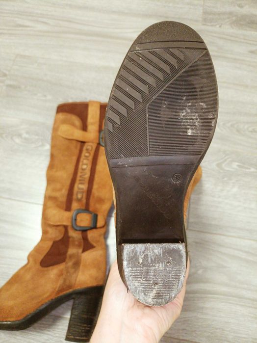 Cizme Goldmud piele naturala întoarsă impermeabile