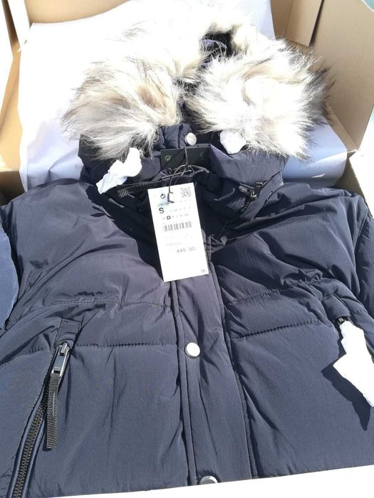 Geacă matlasată lungă Zara Preț fix!