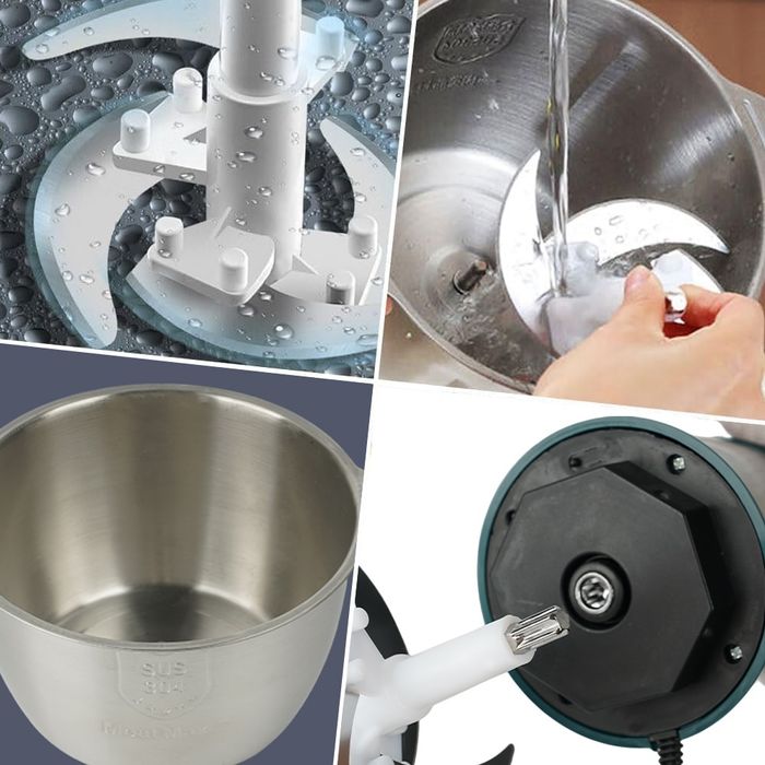 Мултифункционален чопър шейкър миксер месомелачка  5 литра 2000 вата