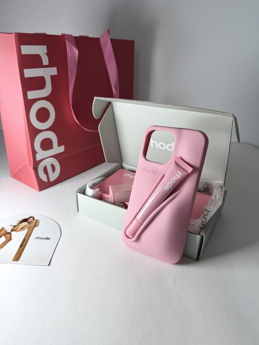 Rhode калъфи и Rhode гланцове Оригинал Rhode iPhone Case + Lip Gloss