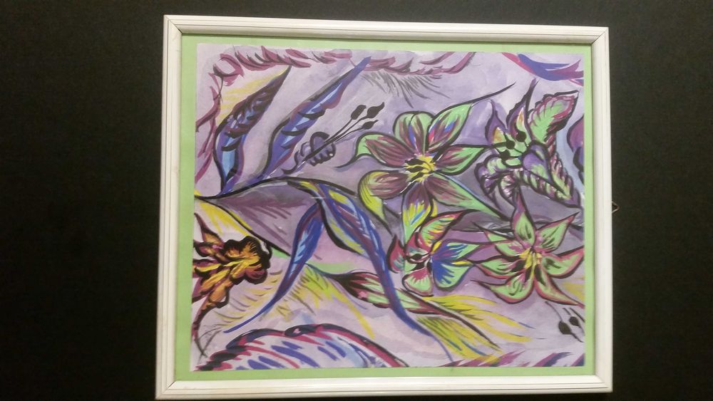 Картина, рисувана с акварелни бои, само за 8 Евро.