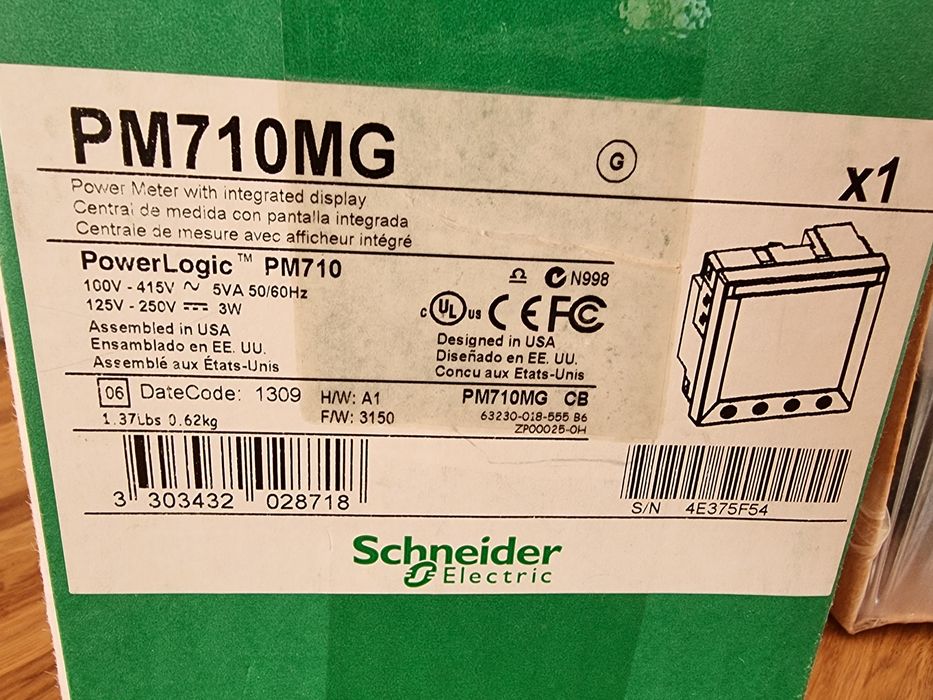 Centrala Schneider powerlogic pm710mg
