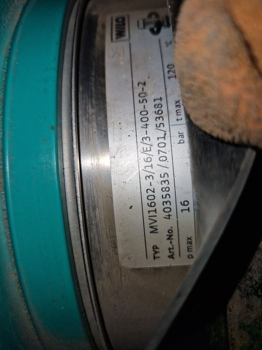 Насос центробежный Wilo MVI 1602