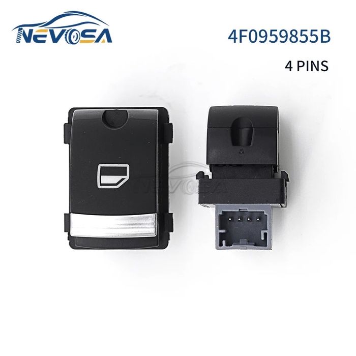 Set panou butoane geamuri chrom Audi A3 A4 A6 Q7