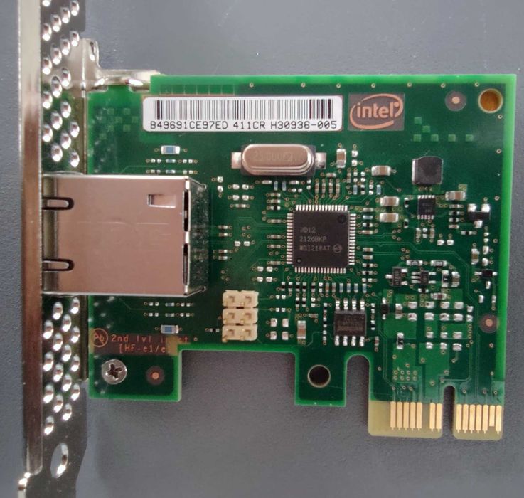 Intel i210-Т1 1Gb Мрежов Адаптер 1 порт 0VRRH1 LP or standard height