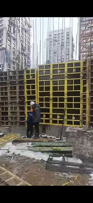 Моналитные работы с опалубки