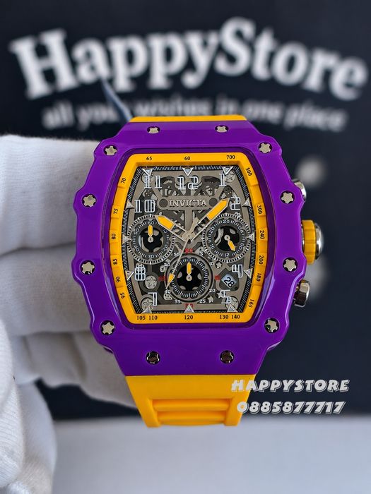 INVICTA Racing Nitro purple 44 mm, Инвикта нов мъжки часовник