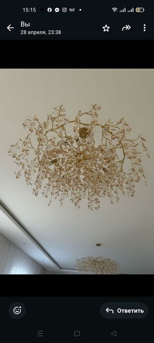 Люстра хорошем состоянии