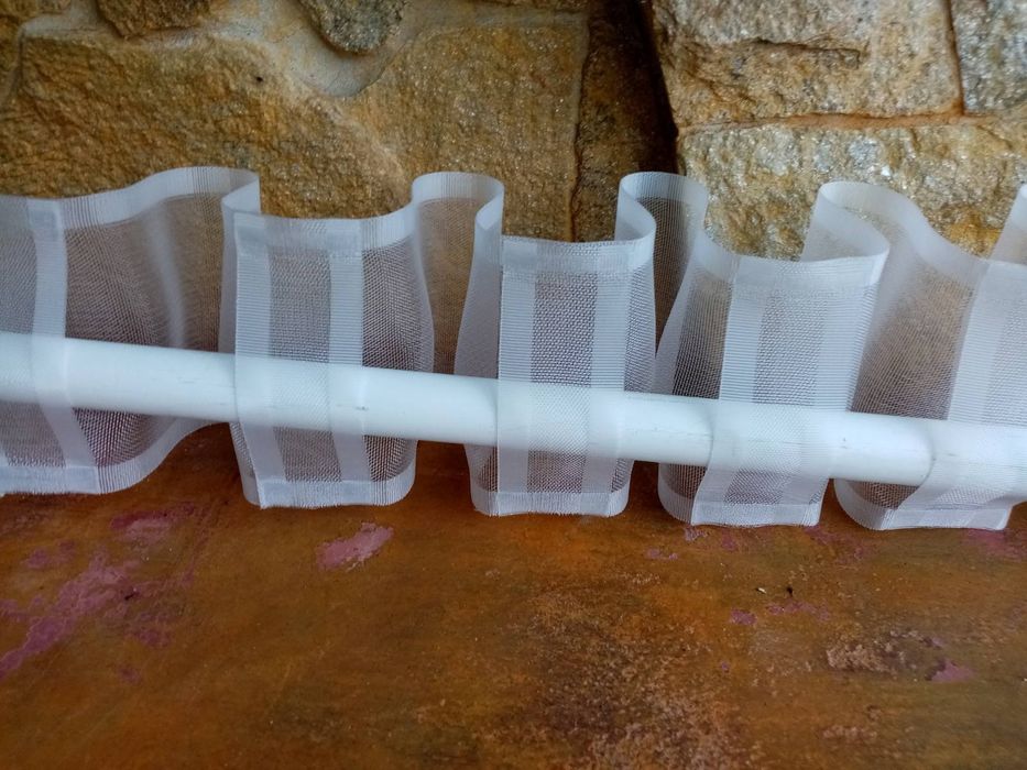 Перделък - рибена кост 6см.,  кукички за пердета