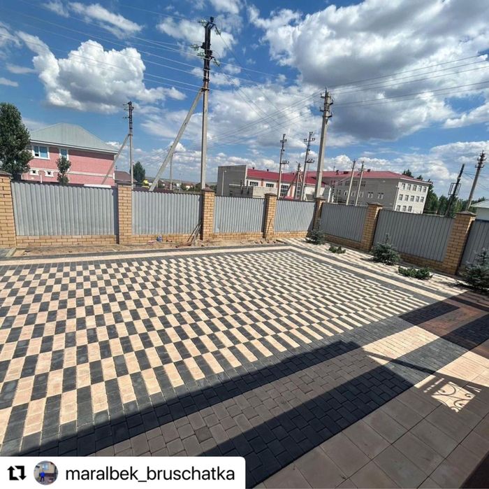 Брюсчатка, укладка