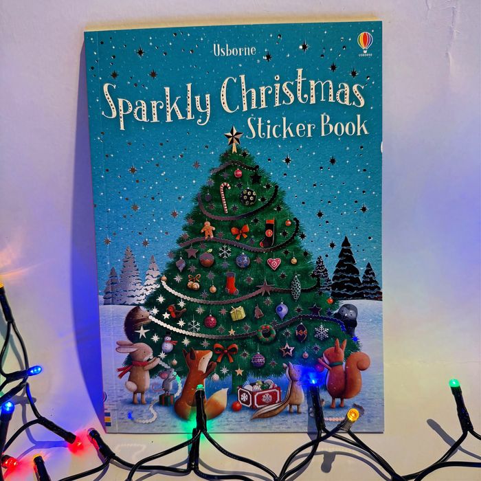 Set 2 carti cu stickere de Craciun- Usborne